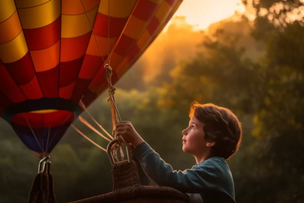 Hot air balloon ride