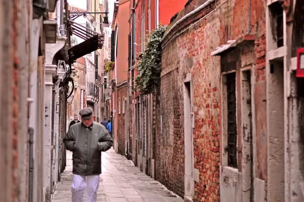 Narrow Alleys in Venice