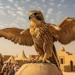 Qasr Al Sarab Falcon show