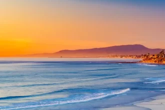 sir bani yas island Sunset