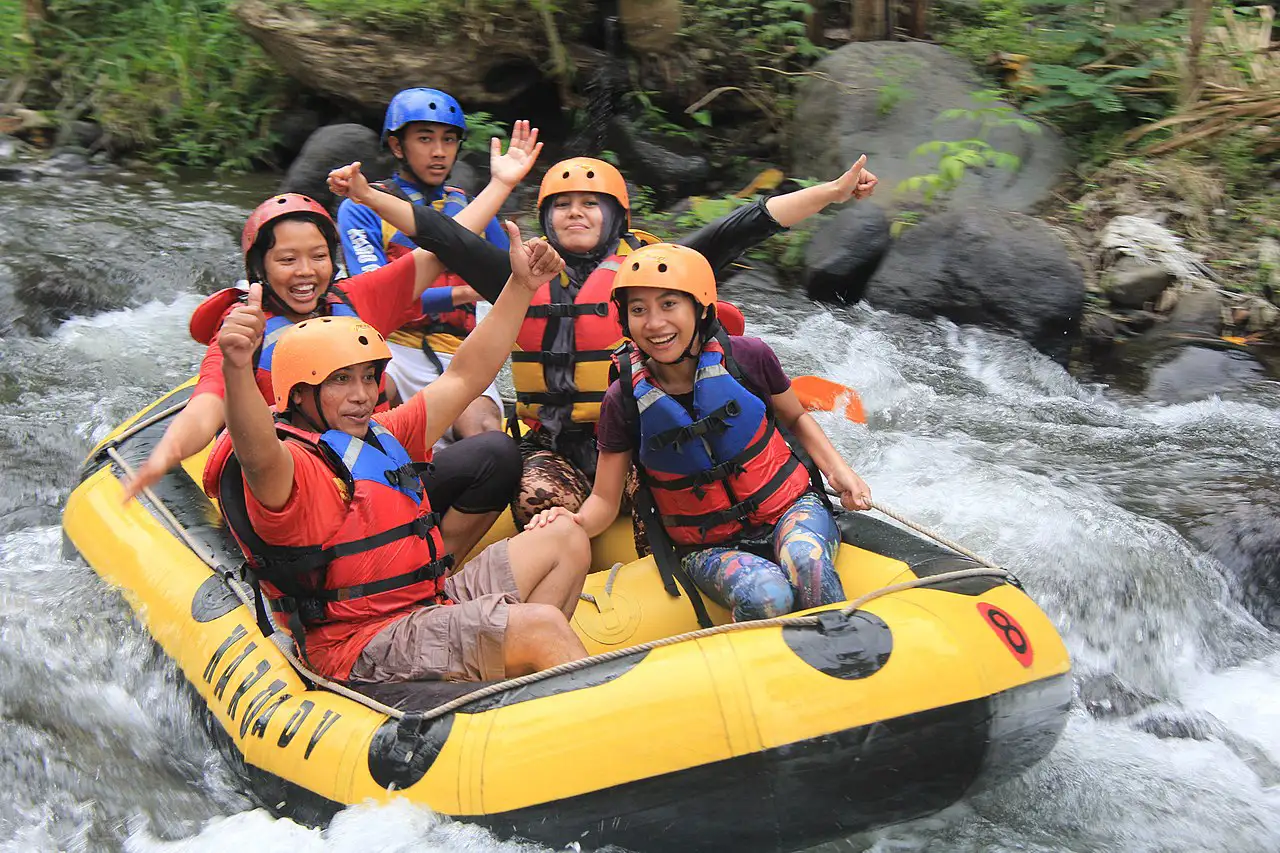 Bali white water rafting